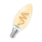 Osram Vintage 1906 LED Classic Slim E14 Kerze Fadenlampe Gold 3.5W 300lm - 922 Extra Warmweiß | Höchste Farbwiedergabe - Dimmbar - Ersatz Für 25W