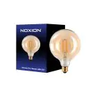 Noxion Pro Classic LED E27 Globe Fadenlampe Messing 125mm 8W 710lm - 822 Extra Warmweiß | Dimmbar - Ersatz für 60W